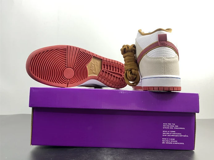 HighQuality 8611 Nike SB Dunk High Sail Bright Crimson CV9499- 2079