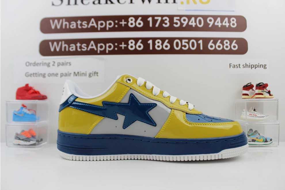 HighQuality Bape A Bathing Ape Grey Yellow 2783