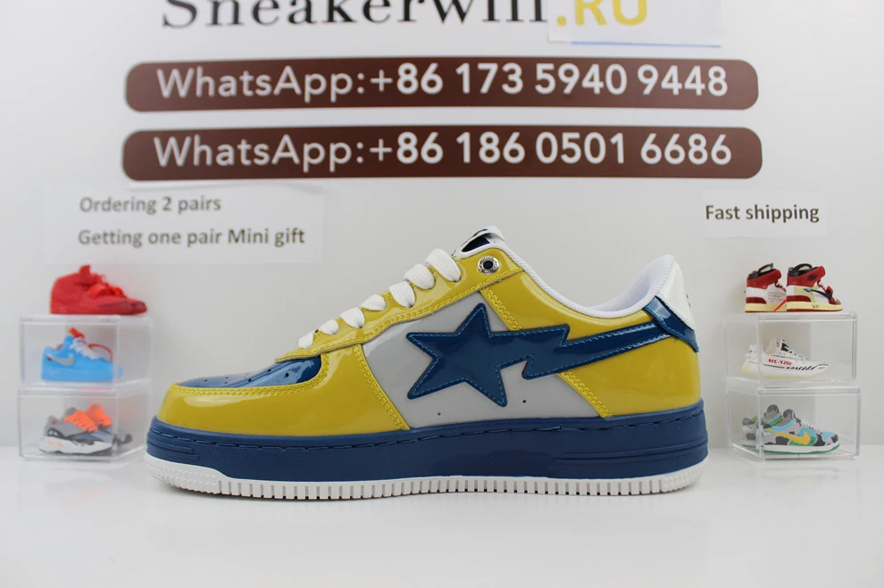 HighQuality Bape A Bathing Ape Grey Yellow 2783