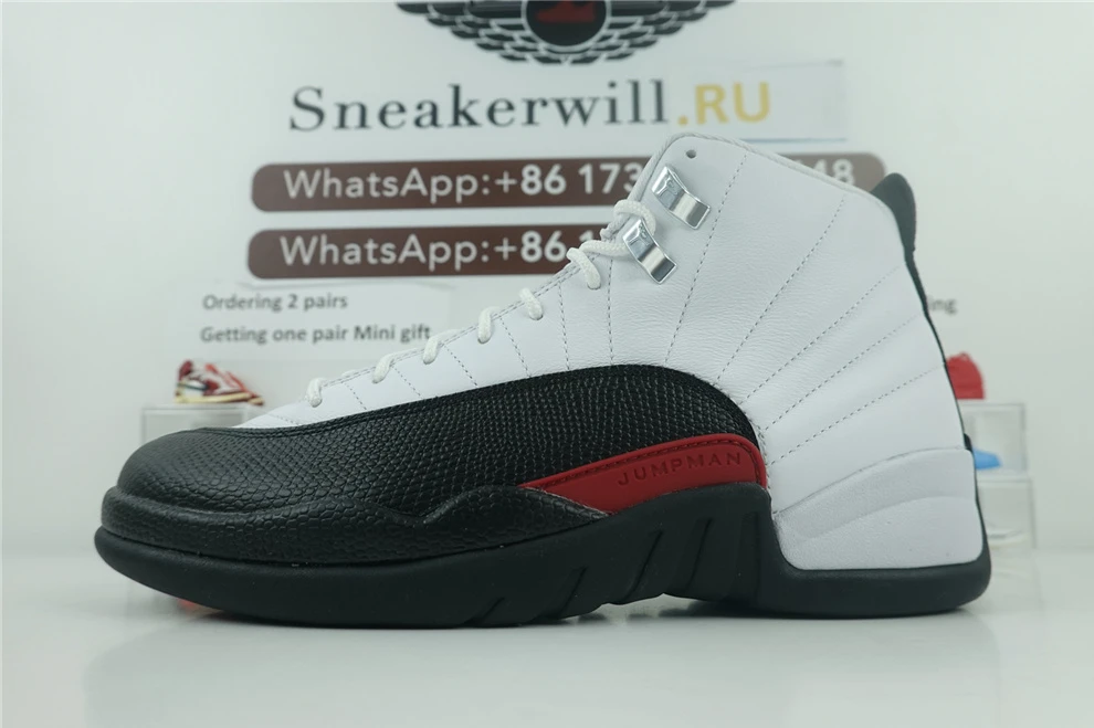 HighQuality GOAT Air Jordan 12 “Red Taxi” 1099