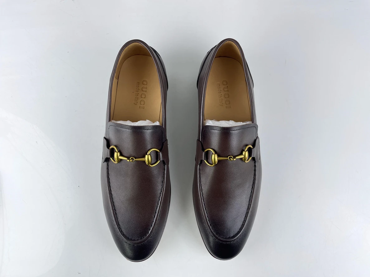 HighQuality GUCCI Brown Dress shoes 91