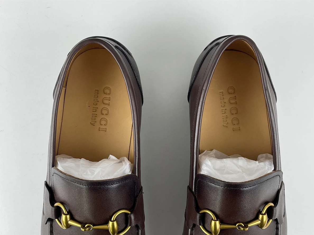 HighQuality GUCCI Brown Dress shoes 91