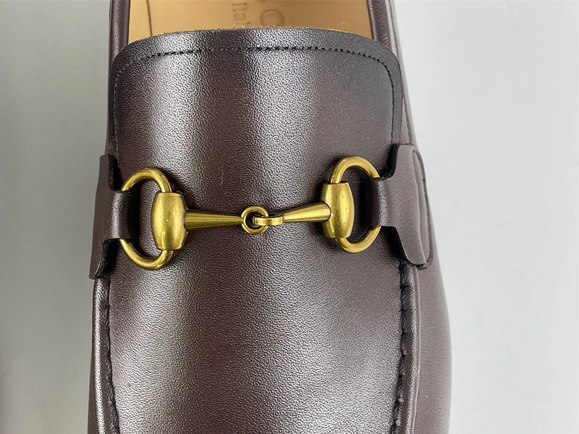 HighQuality GUCCI Brown Dress shoes 91