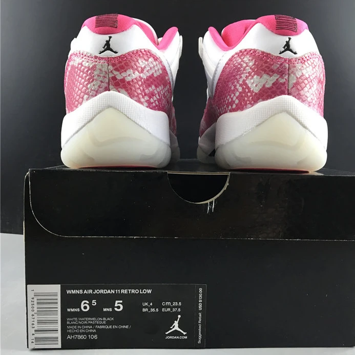 HighQuality Jordan 11 Retro Low Pink Snakeskin AH7860-106 1074