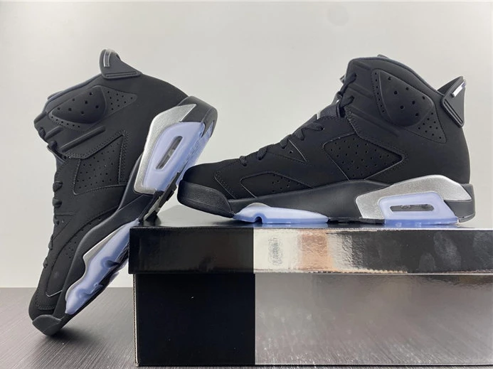 HighQuality Jordan 6 Retro Chrome Metallic Silver DX2836-001 992