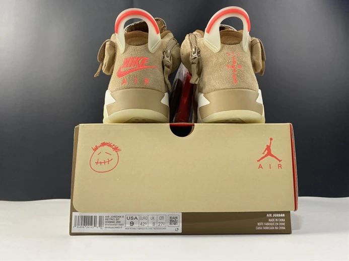 HighQuality Jordan6 Travis Scott British Khaki DH0690-200 1005