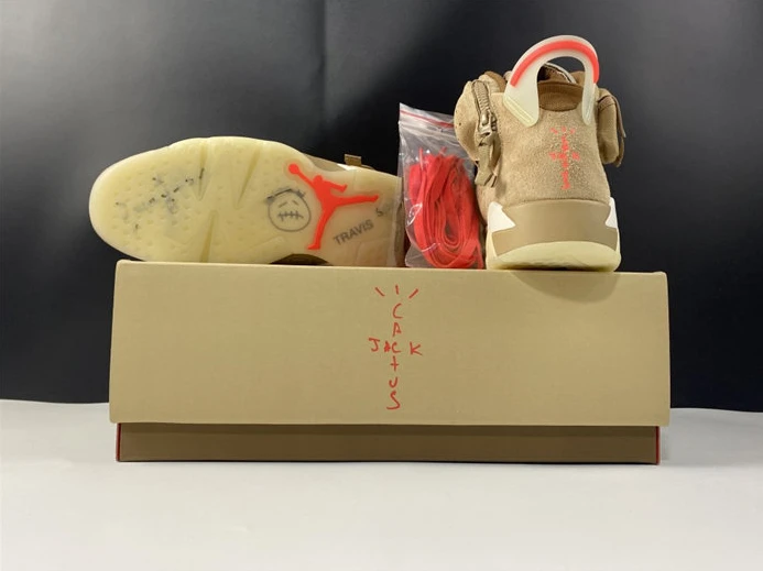 HighQuality Jordan6 Travis Scott British Khaki DH0690-200 1005