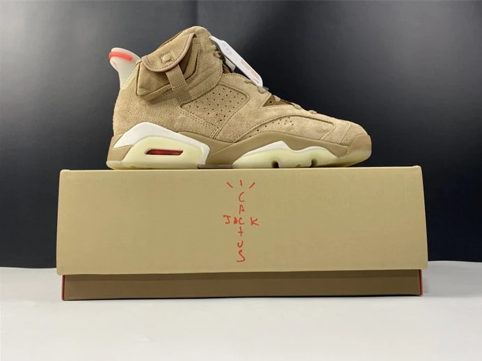 HighQuality Jordan6 Travis Scott British Khaki DH0690-200 1005