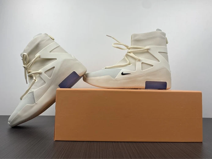 HighQuality Nike Air Fear Of God 1 Sail Black AR4237-100 2729