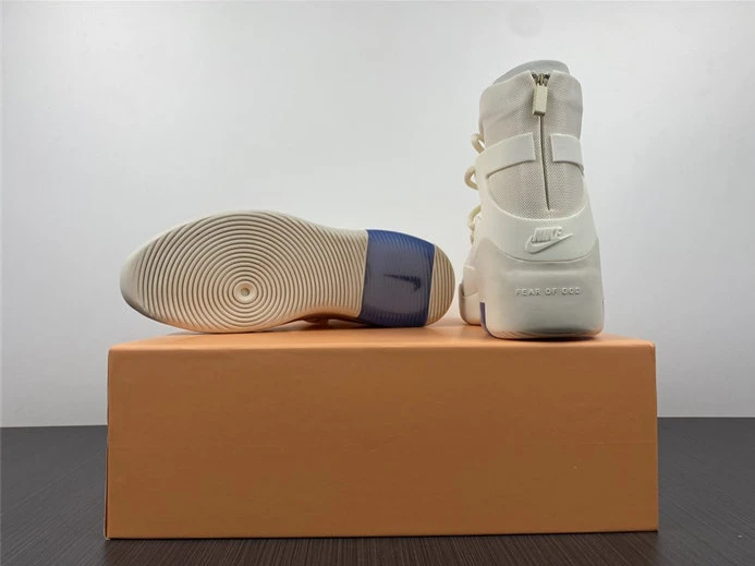 HighQuality Nike Air Fear Of God 1 Sail Black AR4237-100 2729