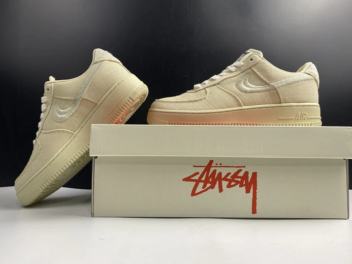 HighQuality Nike Air Force 1 Low Stussy Fossil CZ9084-200 2449