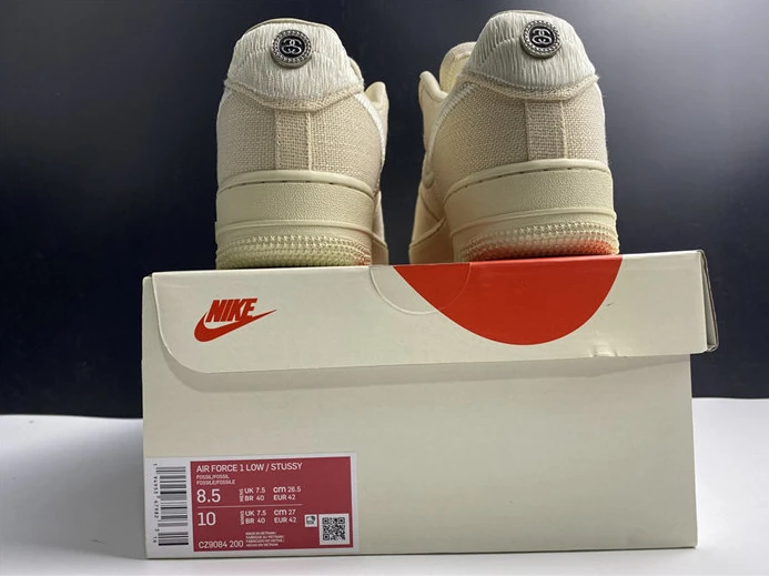 HighQuality Nike Air Force 1 Low Stussy Fossil CZ9084-200 2449