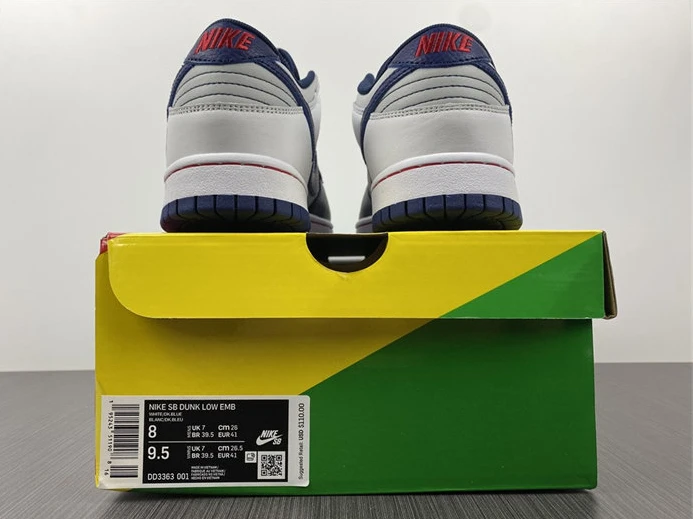 HighQuality Nike Dunk Low EMB NBA 75th Anniversary Brooklyn Nets DD3363-001 1999