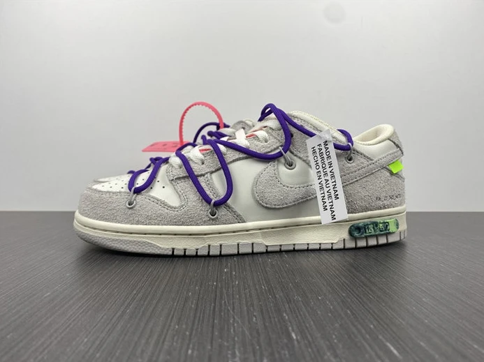 HighQuality Nike Dunk Low Off-White Lot 15 DJ0950-101 2368