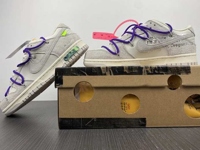 HighQuality Nike Dunk Low Off-White Lot 15 DJ0950-101 2368