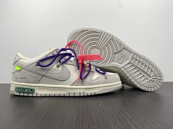 HighQuality Nike Dunk Low Off-White Lot 15 DJ0950-101 2368