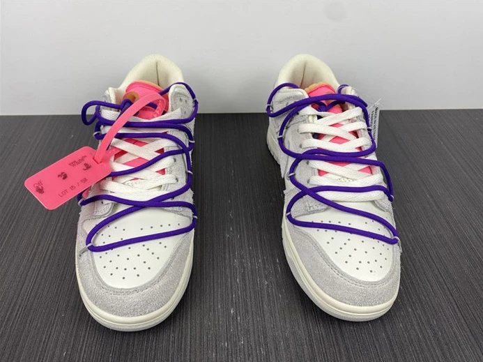 HighQuality Nike Dunk Low Off-White Lot 15 DJ0950-101 2368
