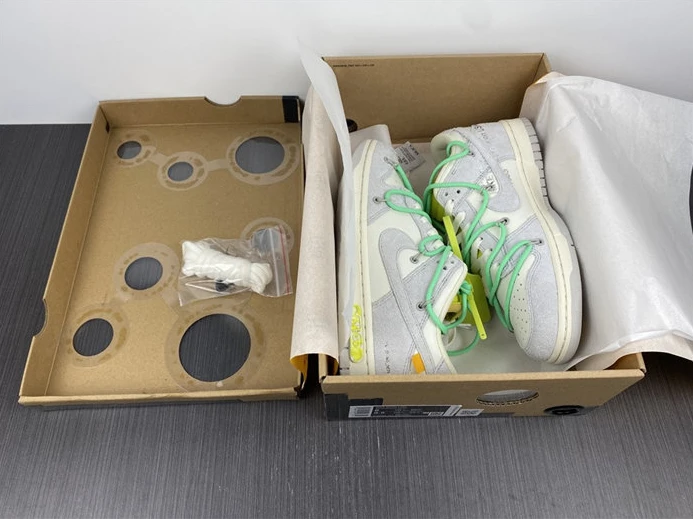 HighQuality Nike Dunk Low Off-White Lot 36 DJ0950-107 2364