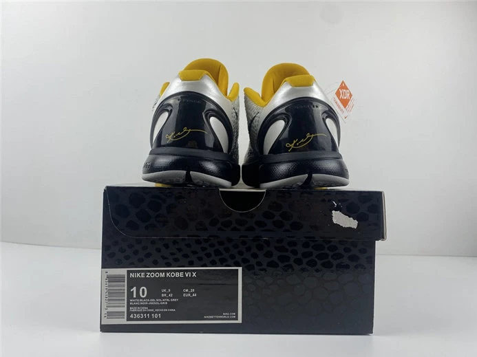 HighQuality Nike Zoom Kobe 6 White Del Sol 436311-101 2260