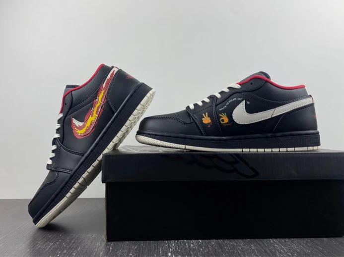 Jordan 1 Low SE Just Skate Black FJ7073-010 NewStyle 597