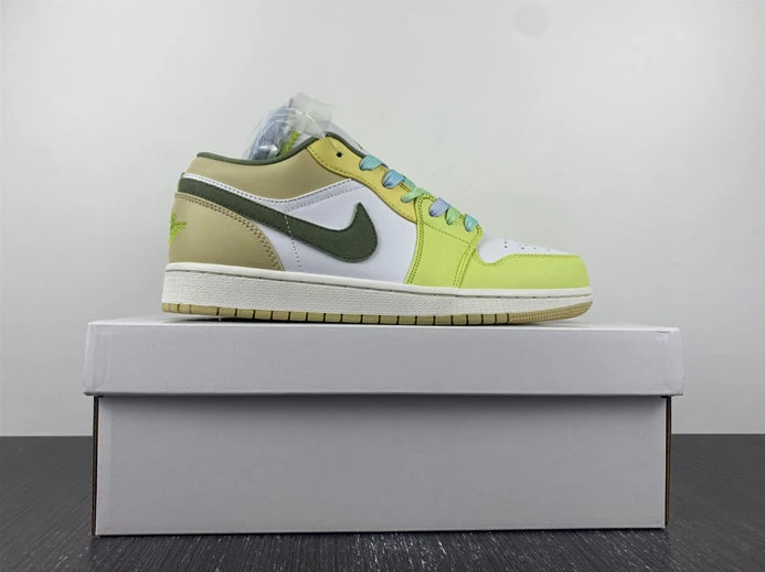 Jordan 1 Low Sail White Oil Green FD9906-131 HighQuality 653