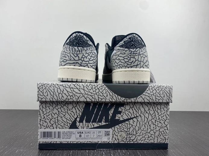 Jordan 1 Retro Low OG Black Cement CZ0790-001 UrbanStyle 617