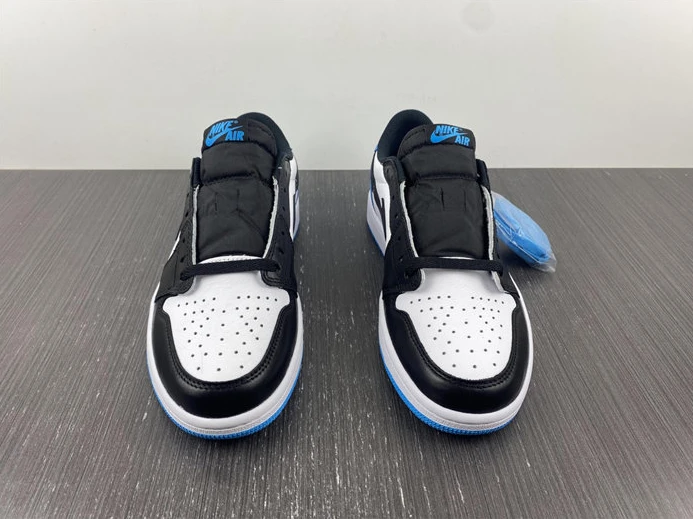 Jordan 1 Retro Low OG Black Dark Powder Blue CZ0790-104 NewStyle 663
