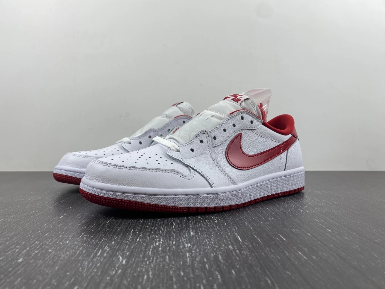 Jordan 1 Retro Low White Varsity Red 705329-101 HighQuality 594