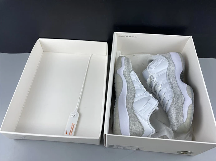 Jordan 11 Retro White Metallic Silver AR0715-100 GoAnywhere 1075