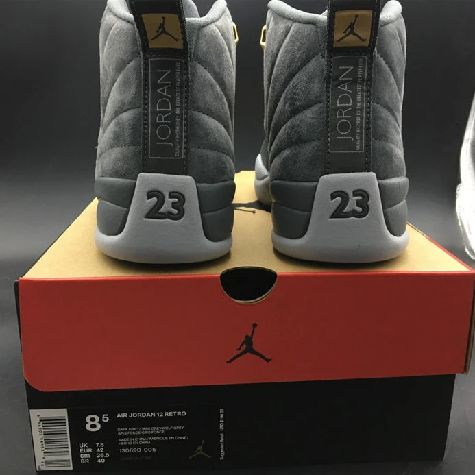 Jordan 12 Retro Dark Grey 130690-005 Affordable 1139