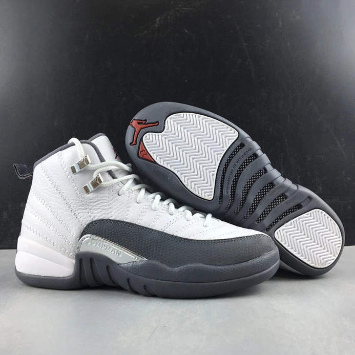 Jordan 12 Retro White Dark Grey153265-160 Affordable 1131