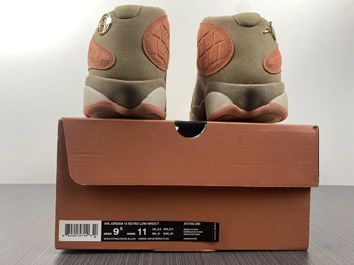 Jordan 13 Retro Low CLOT Sepia Stone AT3102-200 NewStyle 1153