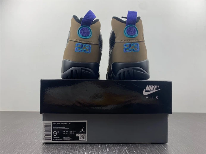 Jordan 9 Retro Light Olive Concord CT8019-034 DailyWear 1035