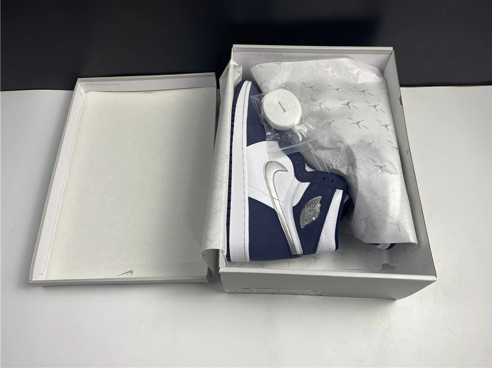 Jordan1 COJP Midnight Navy DC1788-100 Comfortable 489