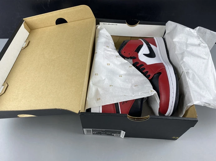 Jordan1 Mid Chicago Toe 554724-069 NewStyle 552