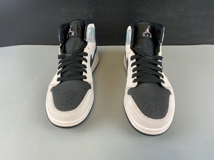 Jordan1 Mid Dirty Powder Iridescent BQ6472-602 Fashionable 512