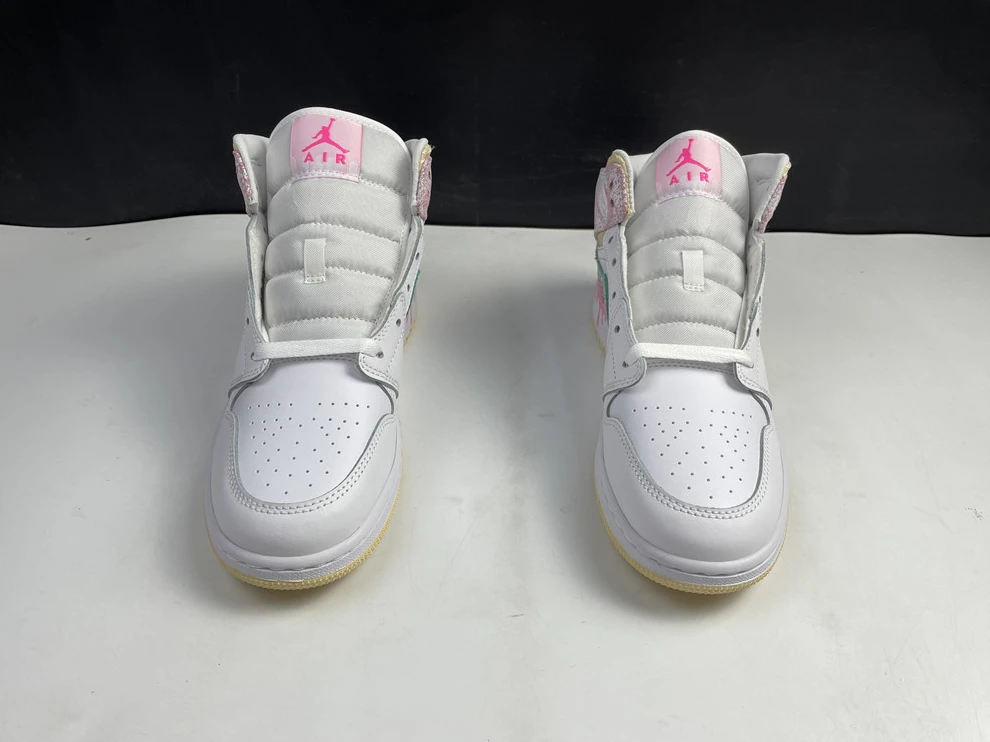 Jordan1 Mid Paint Drip DD1666-100 Trendy 488