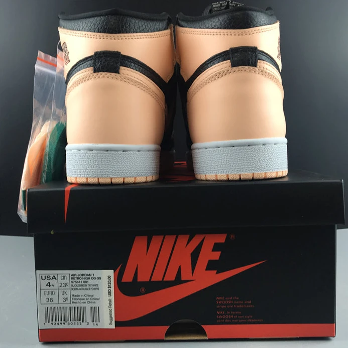 Jordan1 Retro Black Crimson Tint 555088-081 DailyWear 537