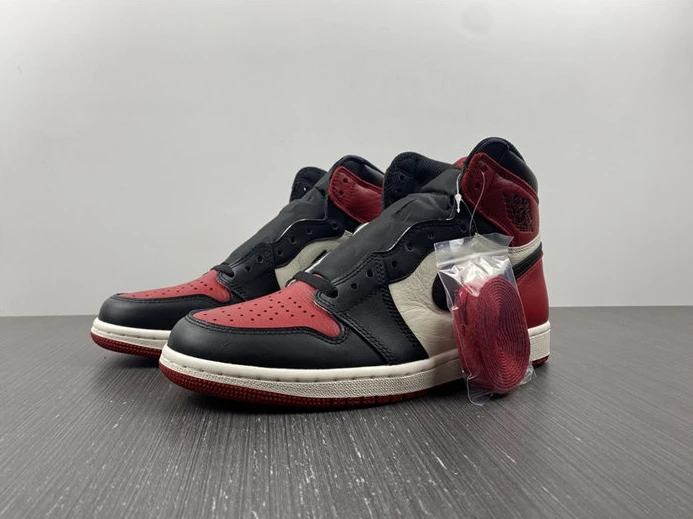 Jordan1 Retro Bred Toe 555088-610 BestValue 465