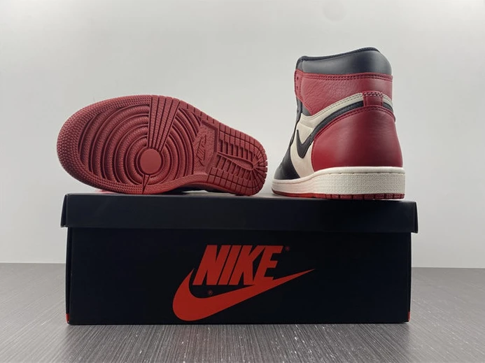 Jordan1 Retro Bred Toe 555088-610 BestValue 465