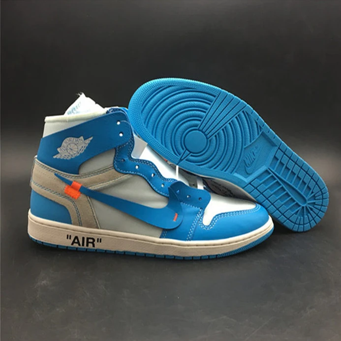 Jordan1 Retro Off-White University Blue AQ0818-148 DailyWear 2389