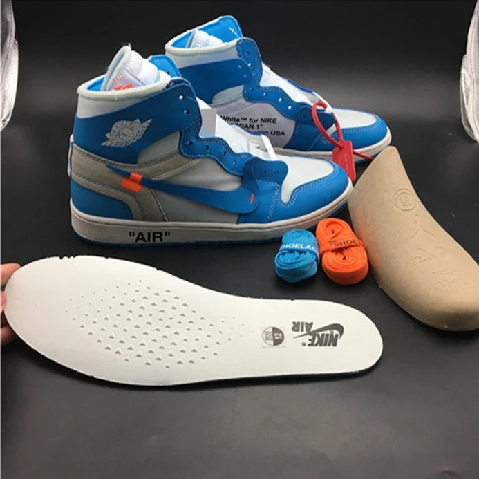 Jordan1 Retro Off-White University Blue AQ0818-148 DailyWear 2389