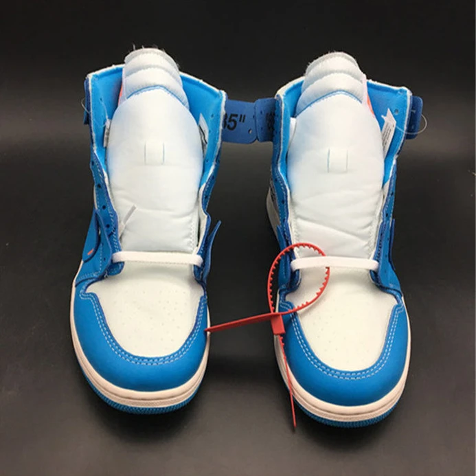 Jordan1 Retro Off-White University Blue AQ0818-148 DailyWear 2389