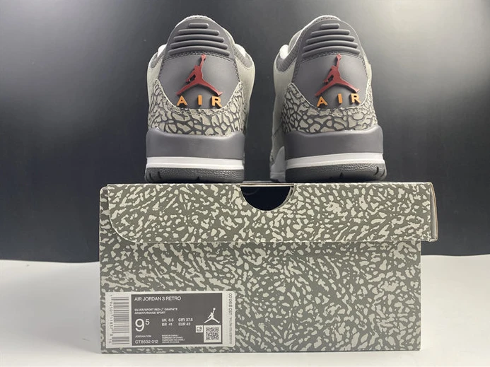 Jordan3 Cool Grey CT8532-012 NewStyle 761