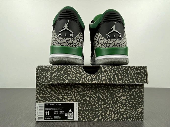 Jordan3 Pine Green CT8532-030 GoodFit 753
