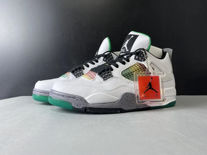 Jordan4 Lucid Green Rasta AQ9129-100 WellDesigned 887