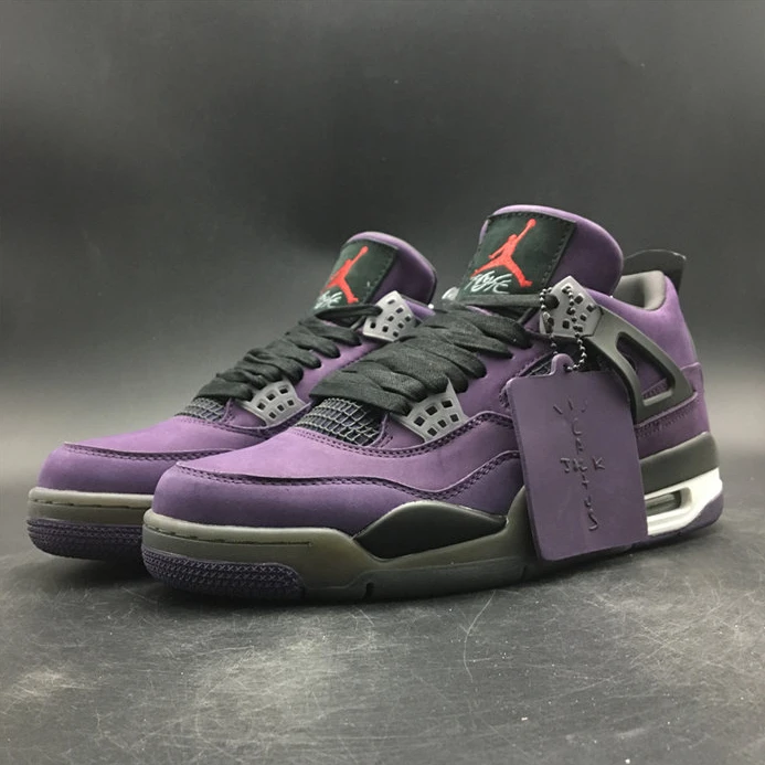 Jordan4 Travis Scott Purple (Friends and Family)  766296 LN4 Popular 903