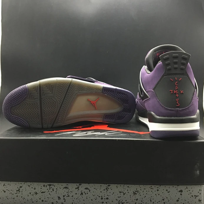 Jordan4 Travis Scott Purple (Friends and Family)  766296 LN4 Popular 903