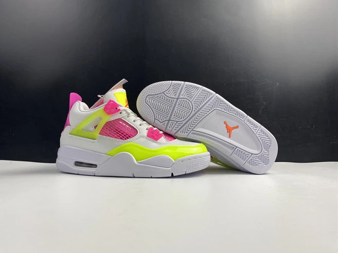 Jordan4 White Lemon Pink CV7808-100 GoodFit 884