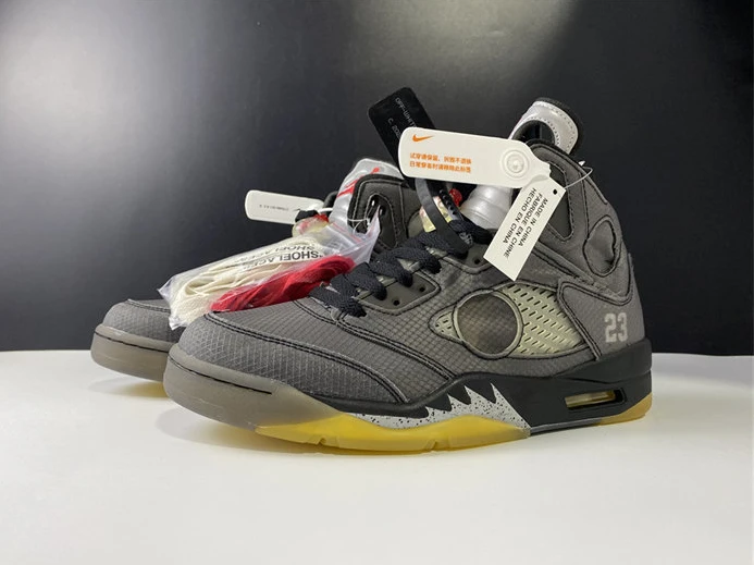 Jordan5 Off-White Black CT8480-001 Affordable 2388